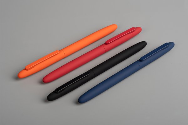 Ручка шариковая "Vega", покрытие soft touch - Ручка шариковая "Vega", покрытие soft touch темно-синий