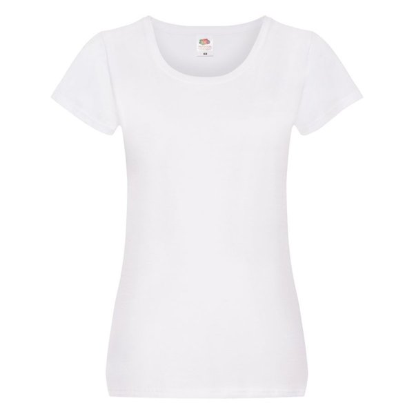 Футболка женская ORIGINAL T 145 - Футболка женская "Original T", белый_L, 100% х/б, 140 г/м2