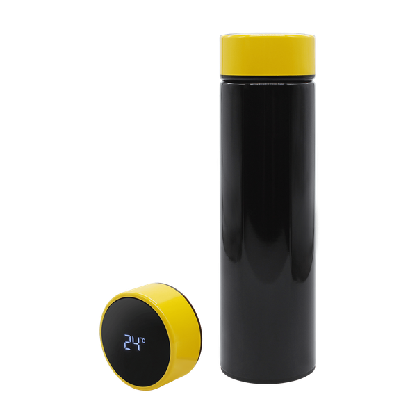 Термос Reactor duo black с датчиком температуры - Термос Reactor duo black с датчиком температуры (черный с желтым)