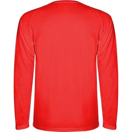 Спортивная футболка MONTECARLO L/S мужская - Спортивная футболка MONTECARLO L/S мужская, КРАСНЫЙ XL