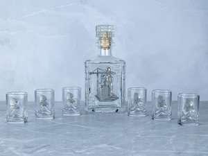 набор со штофом «строительный»