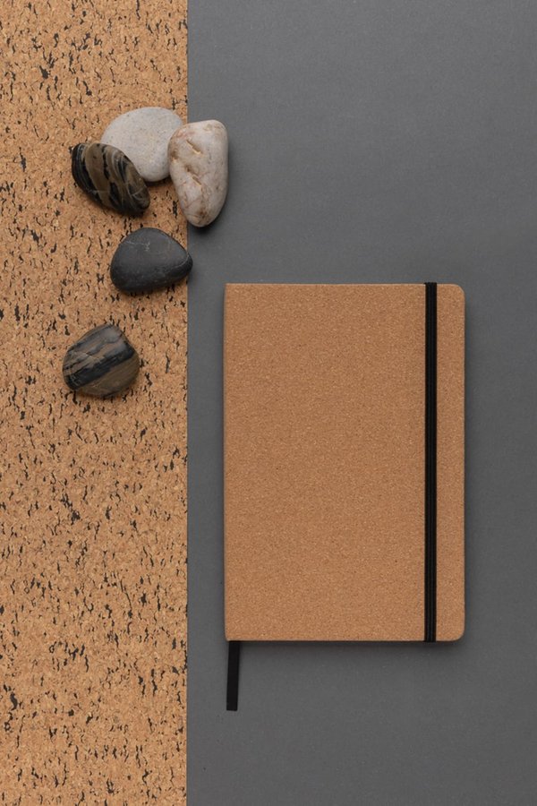 Блокнот Stoneleaf из пробки и каменной бумаги, А5 - Блокнот Stoneleaf из пробки и каменной бумаги, А5