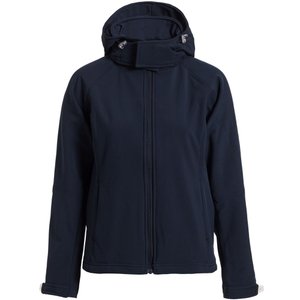 куртка женская hooded softshell темно-синяя
