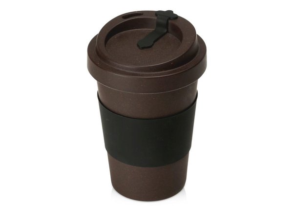Стакан из кофе с силиконовой манжетой «Latte» - Стакан из кофе с силиконовой манжетой «Latte»