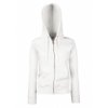 Толстовка "Lady-Fit Hooded Sweat Jacket", белый_XL, 75% х/б, 25% п/э, 280 г/м2