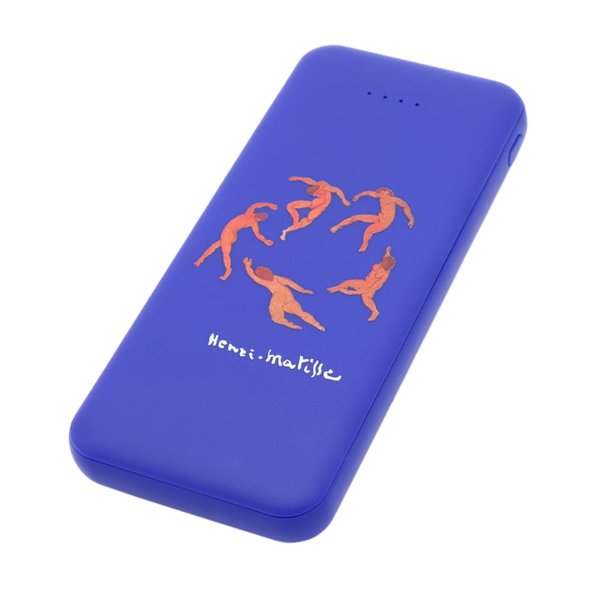 Внешний аккумулятор Arrida 5000mAh, с покрытием Baby skin - Внешний аккумулятор Arrida 5000mAh, с покрытием Baby skin, синий