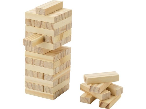 Деревянная игра «Jumble», натуральный - Деревянная игра «Jumble», натуральный