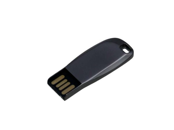 USB 2.0- флешка на 64 Гб компактная с мини чипом и овальным отверстием - USB 2.0- флешка на 64 Гб компактная с мини чипом и овальным отверстием