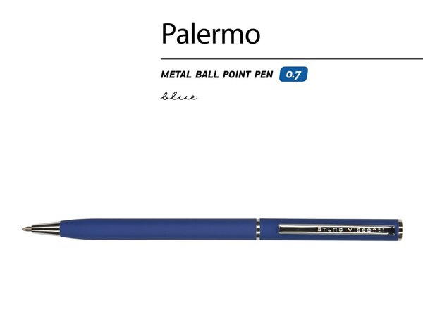 Ручка металлическая шариковая «Palermo», софт-тач - Ручка металлическая шариковая «Palermo», софт-тач