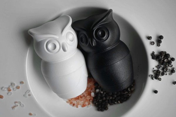 МЕЛЬНИЦА ДЛЯ СПЕЦИЙ Tasty Owl, чёрная - МЕЛЬНИЦА ДЛЯ СПЕЦИЙ Tasty Owl, чёрная