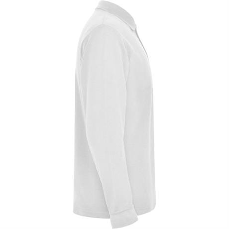 Футболка поло ESTRELLA L/S мужская - Футболка поло ESTRELLA L/S мужская, БЕЛЫЙ M
