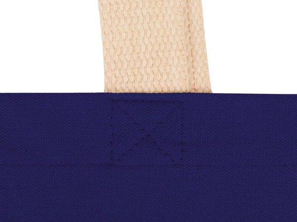 Сумка для шопинга «Steady» хлопковая с парусиновыми ручками, 260 г/м2 - Сумка для шопинга «Steady» хлопковая с парусиновыми ручками, 260 г/м2