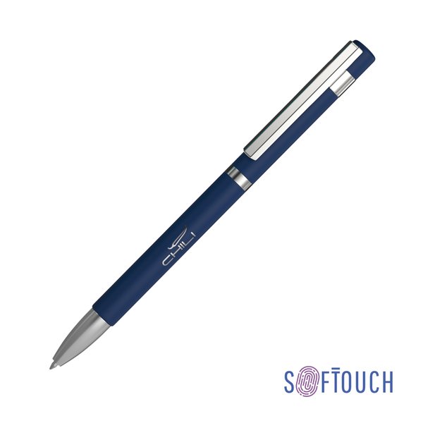 Ручка шариковая "Mars", покрытие soft touch - Ручка шариковая "Mars", покрытие soft touch темно-синий