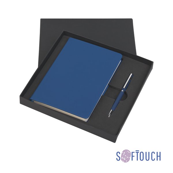 Набор подарочный "Неаполь", покрытие soft touch - Набор подарочный "Неаполь", покрытие soft touch синий