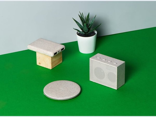 Портативная колонка «Wheatty» из пшеничной соломы - Портативная колонка «Wheatty» из пшеничной соломы