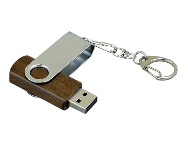 USB 2.0- флешка промо на 32 Гб с поворотным механизмом - USB 2.0- флешка промо на 32 Гб с поворотным механизмом