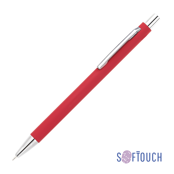 Ручка шариковая "Trade", покрытие soft touch - Ручка шариковая "Trade", покрытие soft touch красный