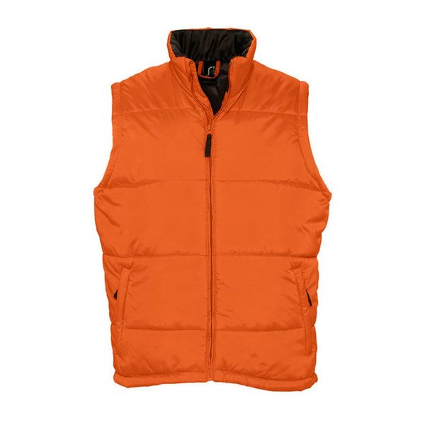 Жилет мужской WARM 210T - Жилет "Warm", оранжевый_2XL, 100% нейлон, 210Т, подкладка: 100 % полиэстер, плотность: 190T