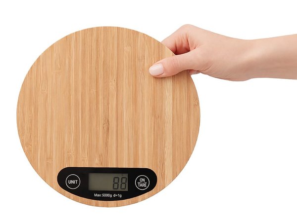 Бамбуковые кухонные весы «Scale» - Бамбуковые кухонные весы «Scale»