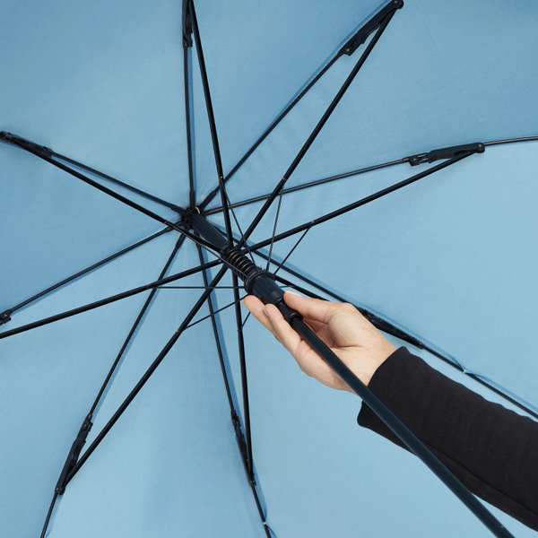 Автоматический ветрозащитный зонт WIND, голубой - Автоматический ветрозащитный зонт WIND, голубой