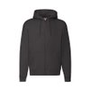 Толстовка мужская "PREMIUM HOODED SWEAT JACKET", черный_S, 70% х/б, 30% п/э, 280 г/м2