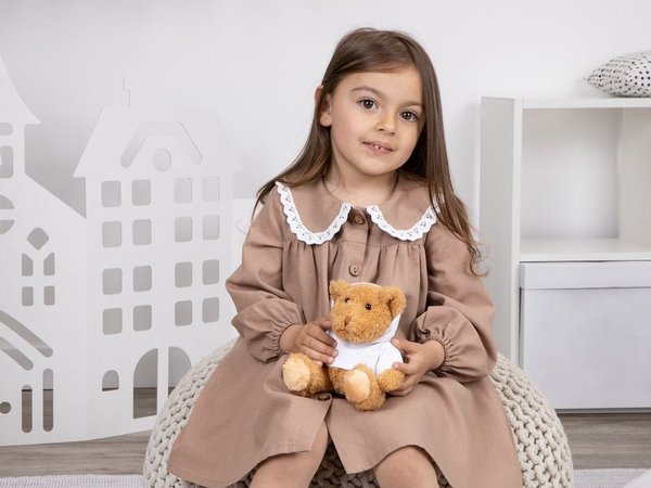 Мягкая игрушка «Мишка Cuddleton» в белом худи