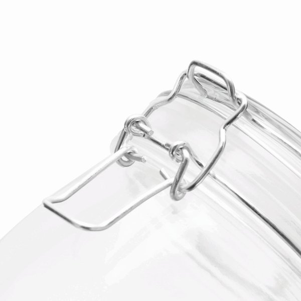 Стеклянная банка для хранения CLICKY, ок. 750 мл, прозрачный - Стеклянная банка для хранения CLICKY, ок. 750 мл, прозрачный