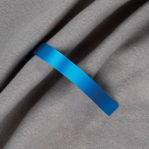 лента сатиновая satin 10 s, голубая, 40 см