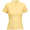 Поло "Lady-Fit Polo", песочный_S, 97% х/б, 3% эластан, 220 г/м2