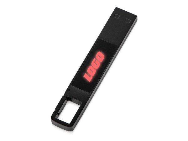 USB 2.0- флешка на 32 Гб c подсветкой логотипа «Hook LED» - USB 2.0- флешка на 32 Гб c подсветкой логотипа «Hook LED»