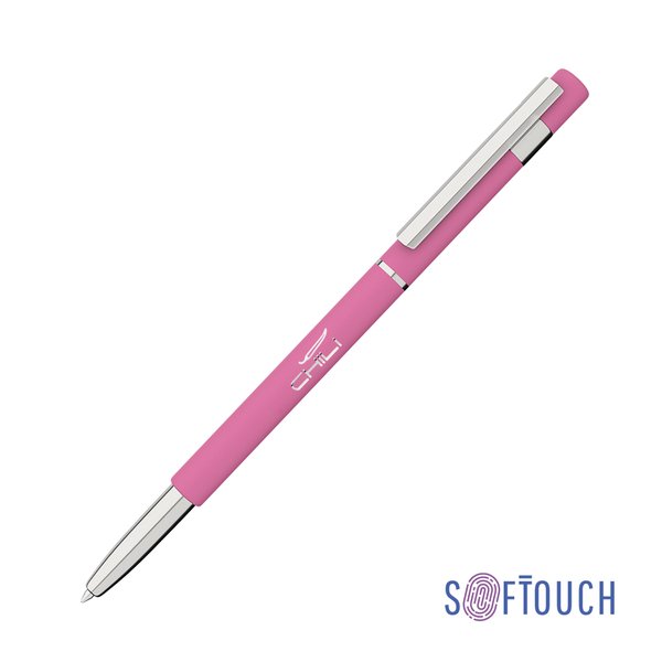 Ручка шариковая "Star", покрытие soft touch - Ручка шариковая "Star", покрытие soft touch розовый
