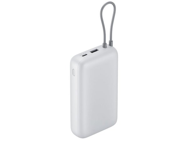 Внешний аккумулятор с встроенным кабелем Xiaomi Power Bank (Integrated Cable), 20000 мАч - Внешний аккумулятор с встроенным кабелем Xiaomi Power Bank (Integrated Cable), 20000 мАч