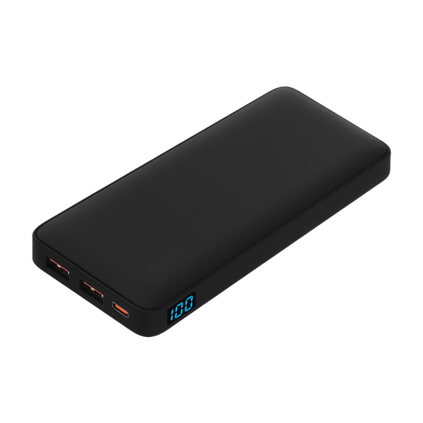 Внешний аккумулятор с подсветкой Анкор Плюс PD (Ancor PD Plus)10000 mAh, черный
