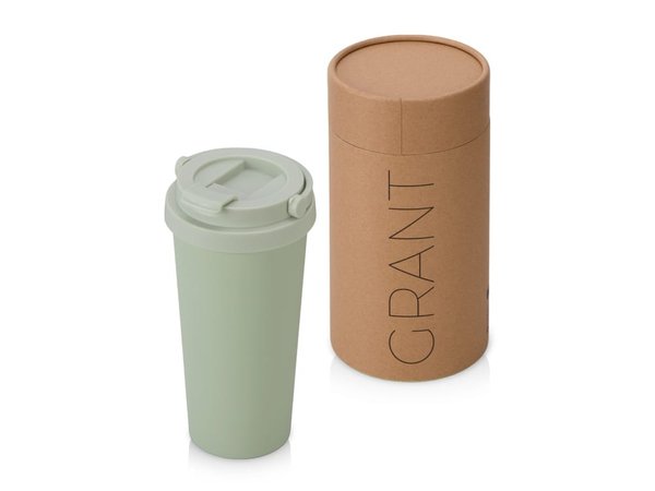 Вакуумная термокружка «Grant», soft-touch, тубус - Вакуумная термокружка «Grant», soft-touch, тубус