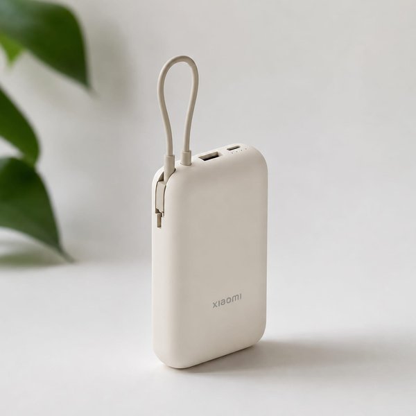 Внешний аккумулятор со встроенным кабелем Xiaomi Power Bank (Integrated Cable), 10000 мАч - Внешний аккумулятор со встроенным кабелем Xiaomi Power Bank (Integrated Cable), 10000 мАч