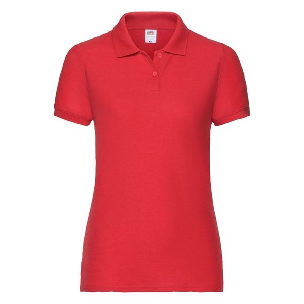 Поло женское 65/35 POLO LADY-FIT 180 - Поло "Lady-Fit 65/35 Polo", красный_L, 65% п/э, 35% х/б, 180 г/м2