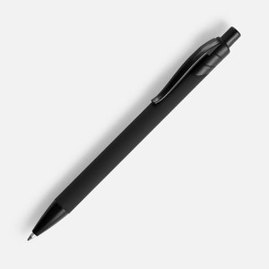 ручка шариковая undertone black soft touch, черная
