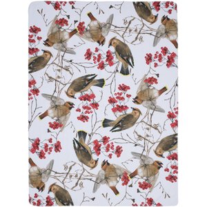 флисовый плед winter bird
