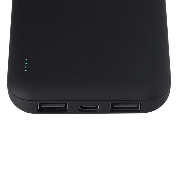Внешний аккумулятор с подсветкой Люче (Luce) 10000 mAh, черный