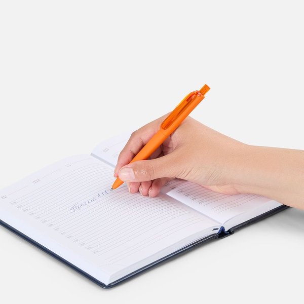 Ручка шариковая Prodir DS8 PRR-T Soft Touch, оранжевая