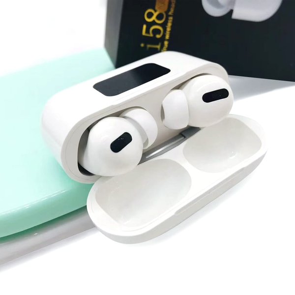 Наушники беспроводные Bluetooth Mobby i58, белые - Наушники беспроводные Bluetooth Mobby i58, белые