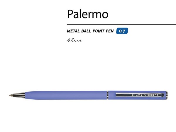 Ручка металлическая шариковая «Palermo», софт-тач - Ручка металлическая шариковая «Palermo», софт-тач