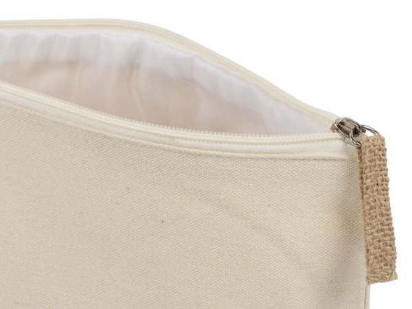 Косметичка «Jute» из хлопка и джута - Косметичка «Jute» из хлопка и джута