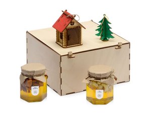 подарочный набор «decoration deluxe» с двумя видами меда
