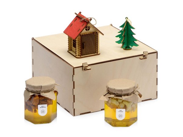 Подарочный набор «Decoration Deluxe» с двумя видами меда - Подарочный набор «Decoration Deluxe» с двумя видами меда