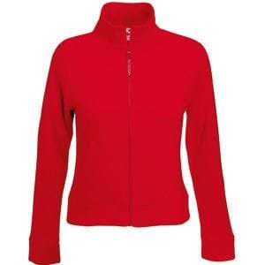 Толстовка женская LADY-FIT SWEAT JACKET 280 - Толстовка "Lady-Fit Sweat Jacket", красный_XS, 75% х/б, 25% п/э, 280 г/м2