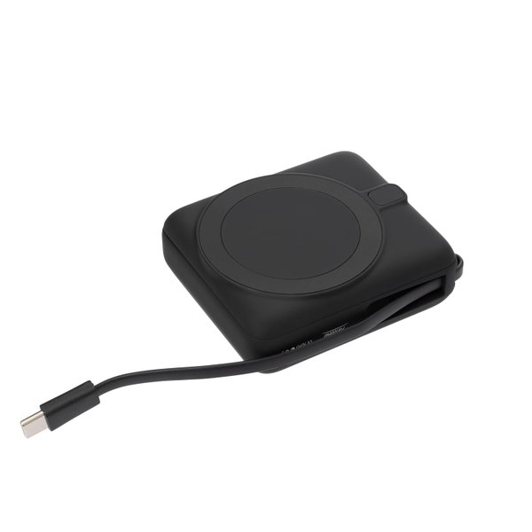 Внешний аккумулятор с подсветкой Риттер PD (Ritter PD) 10000mAh с функцией беспроводной зарядки 15W, черный