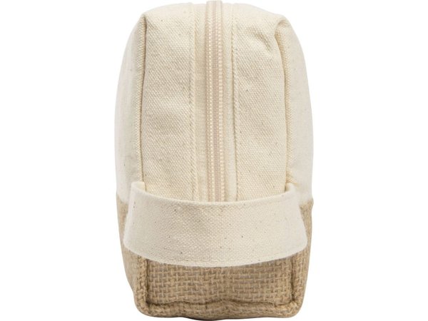 Косметичка «Jute» с ручкой из хлопка и джута - Косметичка «Jute» с ручкой из хлопка и джута