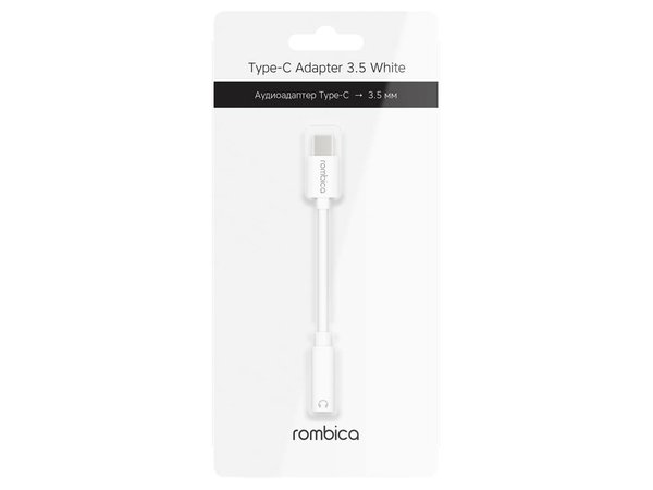 Переходник Type-C Adapter 3.5 White - Переходник Type-C Adapter 3.5 White