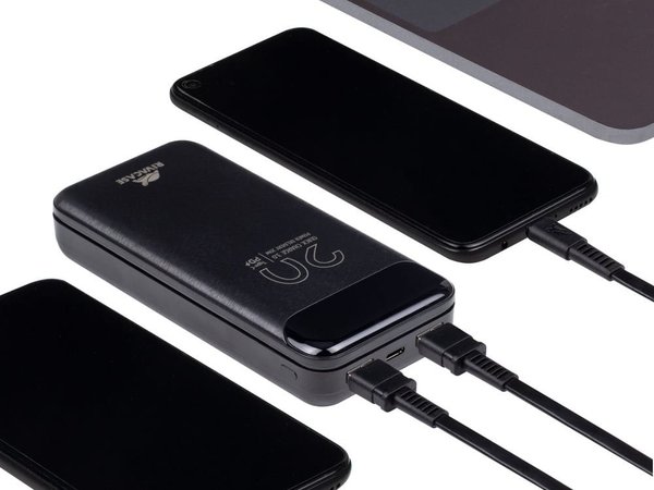 Внешний аккумулятор с дисплеем, 20000 mAh - Внешний аккумулятор с дисплеем, 20000 mAh
